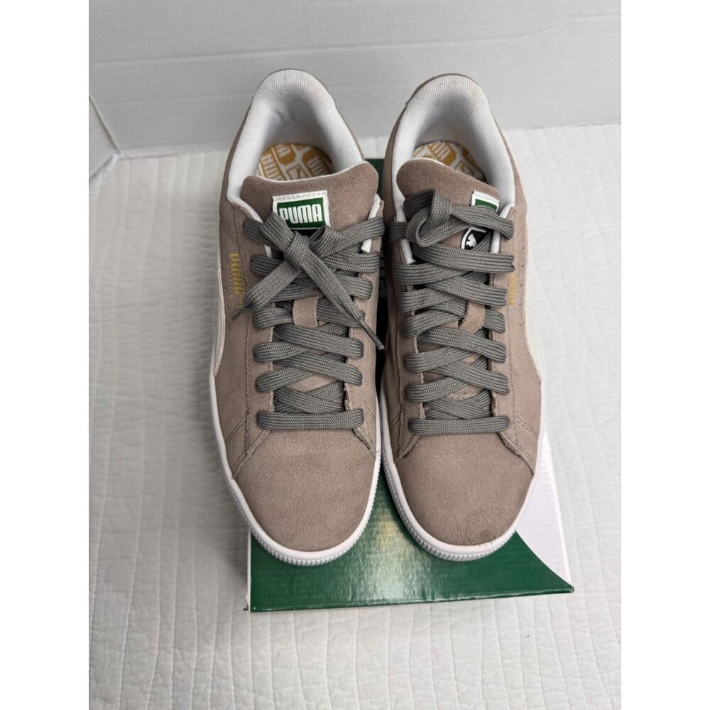Puma Classic Suede Grey Leather Low Top Lace Up Sneaker Men 7 - Picture 6 of 13